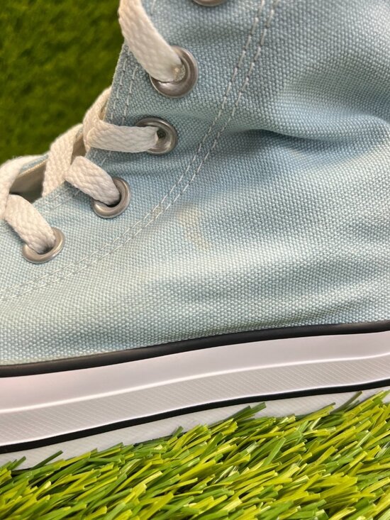 Converse Chuck Taylor All Star High Womens Size 7 Blue Casual Shoes Sneakers - Picture 2 of 11